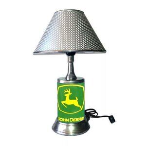 John Deere table lamp with shade, desk lamp